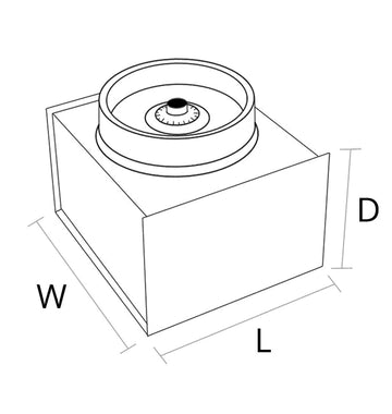 AMSEC B17 American Security Floor Safe Rectangular Body